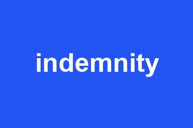 indemnity