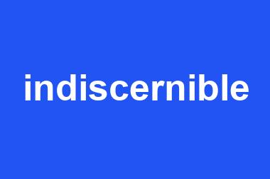 indiscernible