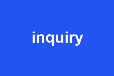 inquiry