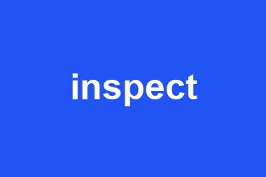 inspect