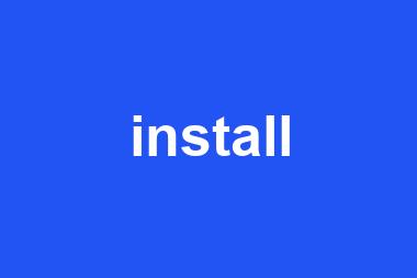 install