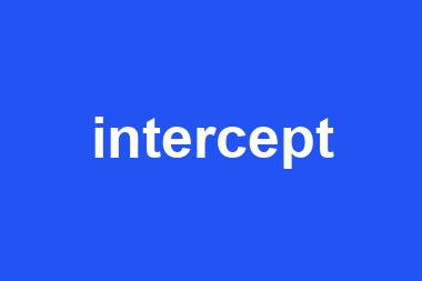 intercept