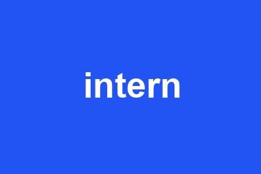 intern