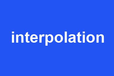 interpolation