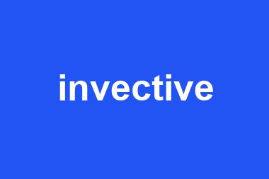 invective