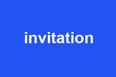 invitation