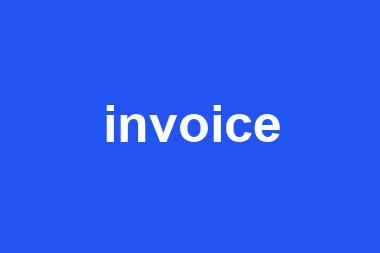 invoice