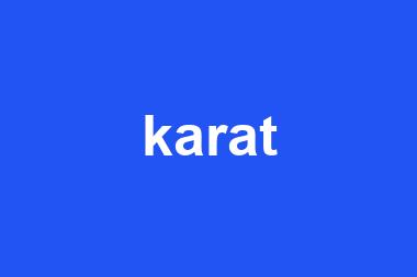 karat