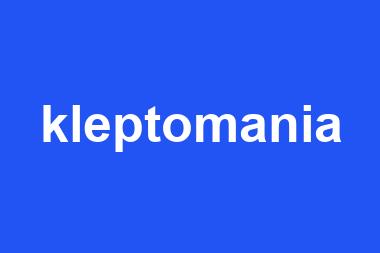 kleptomania