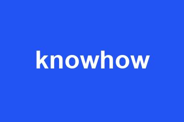 knowhow