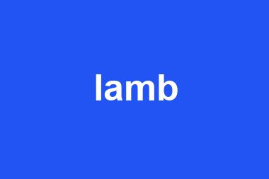 lamb