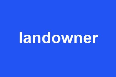 landowner