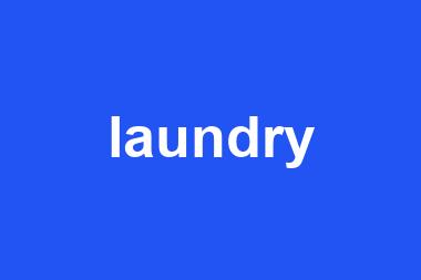 laundry