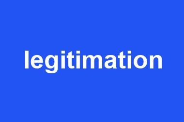 legitimation