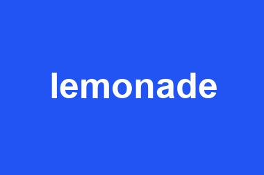 lemonade