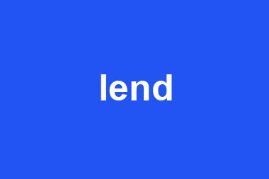 lend