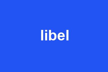 libel