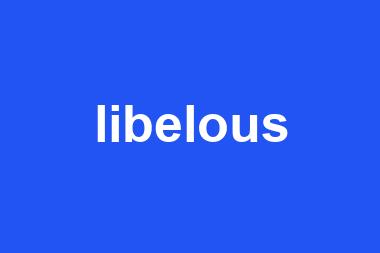 libelous