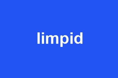 limpid