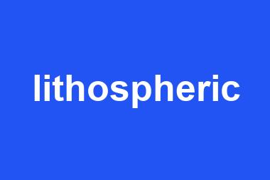 lithospheric