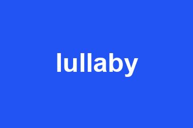 lullaby