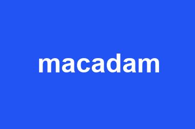 macadam