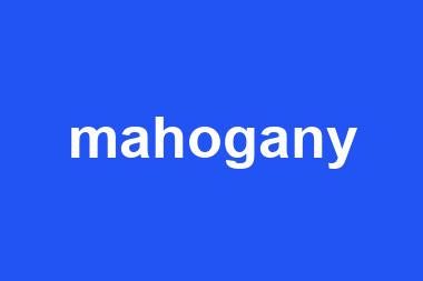 mahogany