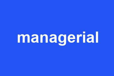 managerial