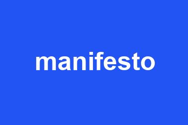 manifesto