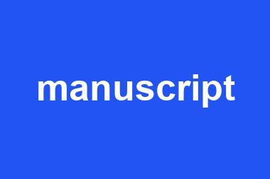 manuscript