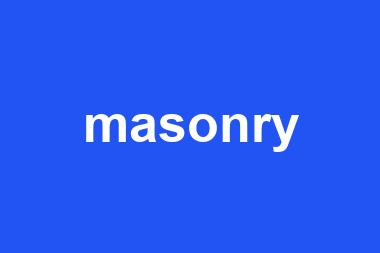 masonry