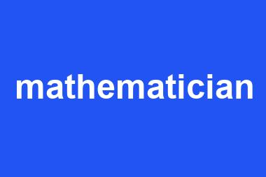 mathematician