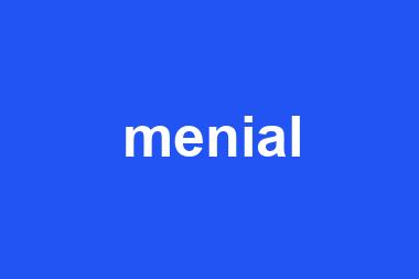 menial