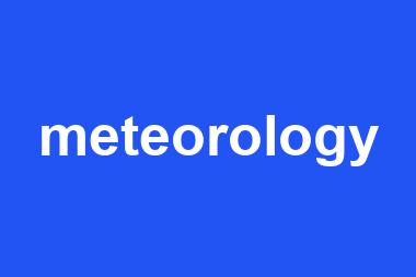 meteorology