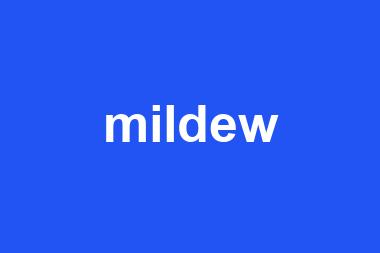 mildew