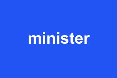 minister