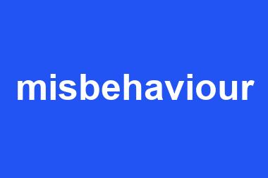 misbehaviour