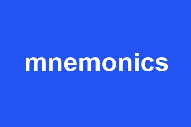 mnemonics