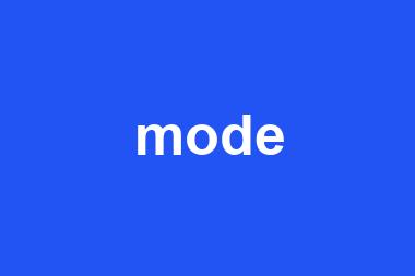 mode