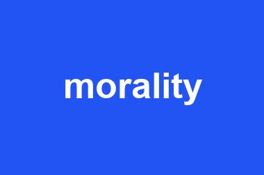 morality