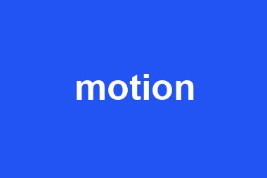 motion