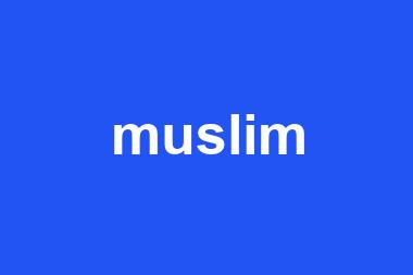 muslim