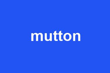 mutton