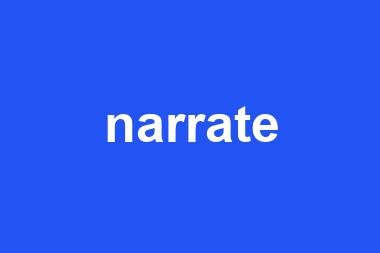 narrate