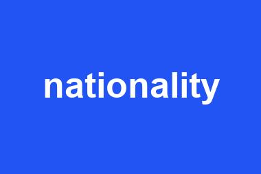 nationality