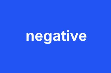 negative