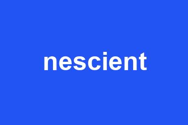 nescient