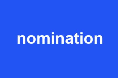 nomination