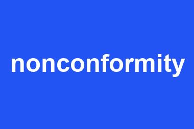 nonconformity