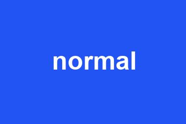 normal